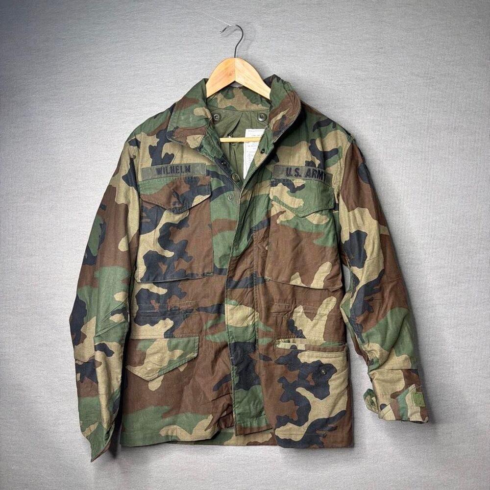 US Army Alpha Industries 1982 M-65 Field Jacket Size XS
